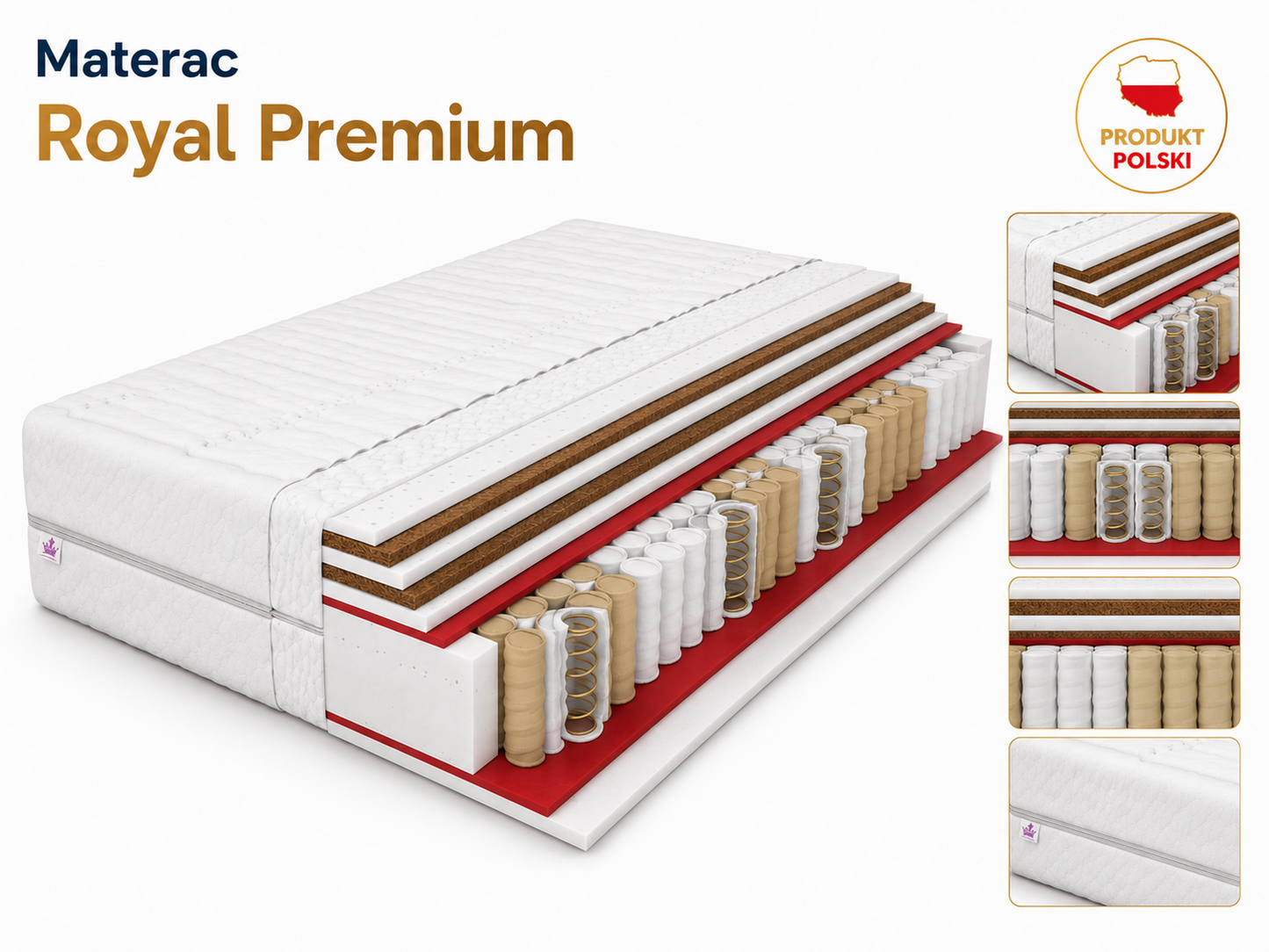 Royal Premium Taschenfederkernmatratze – Luxuskomfort für Montessori-Betten