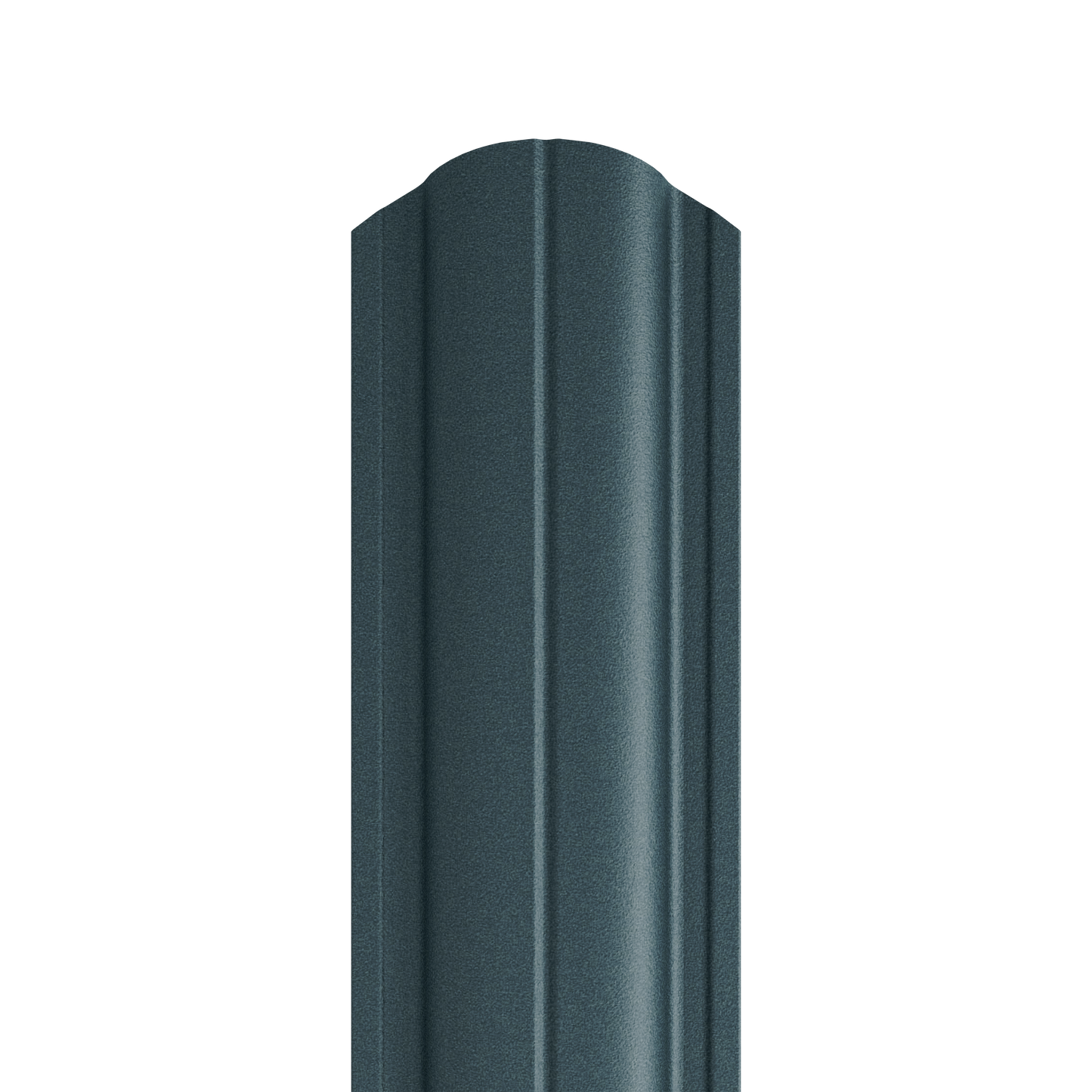 Abgerundete oder gerade geschnittene Metallpfosten - Breite 9,1 cm AS